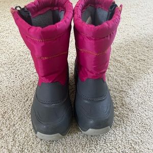 Youth Girls size 12 Lands End Snow Boots